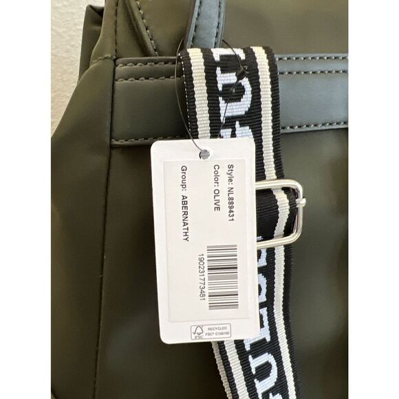 GUESS NL889431 ABERNATHY NYLON OLIVE BACKPACK TOTE BAG - Picture 6 of 15